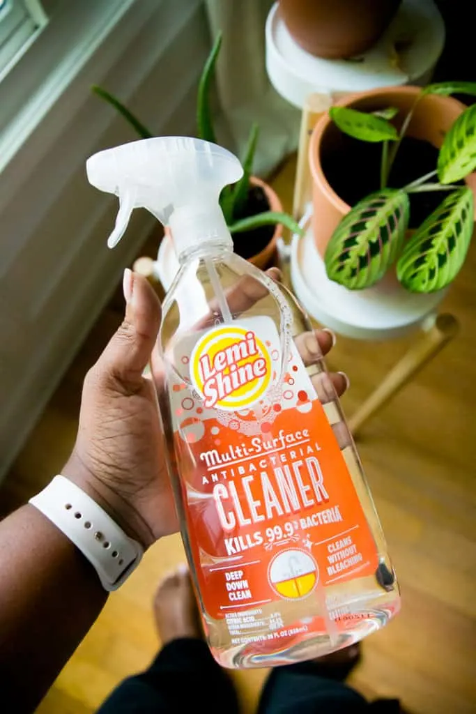 cleaning tips for busy moms with Lemi Shine
