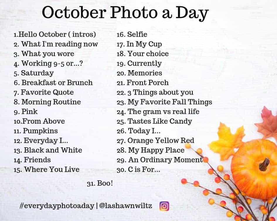 2019 October Photo a Day Everyday Eyecandy