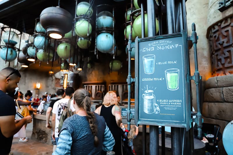 blue milk at galaxy's edge