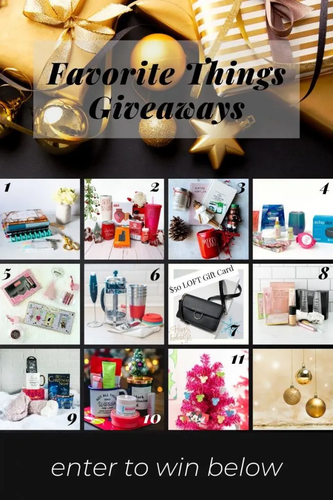 My Favorite Things Christmas Giveaway