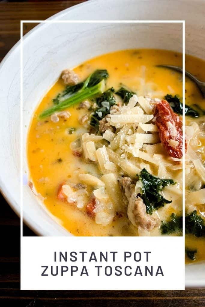 Instant pot zuppa toscana recipe