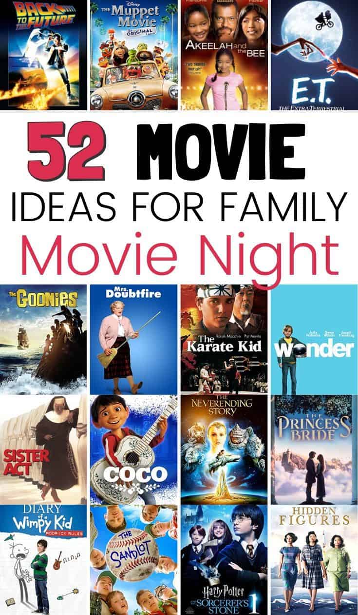 52 Family Movie Night Ideas Everyday Eyecandy
