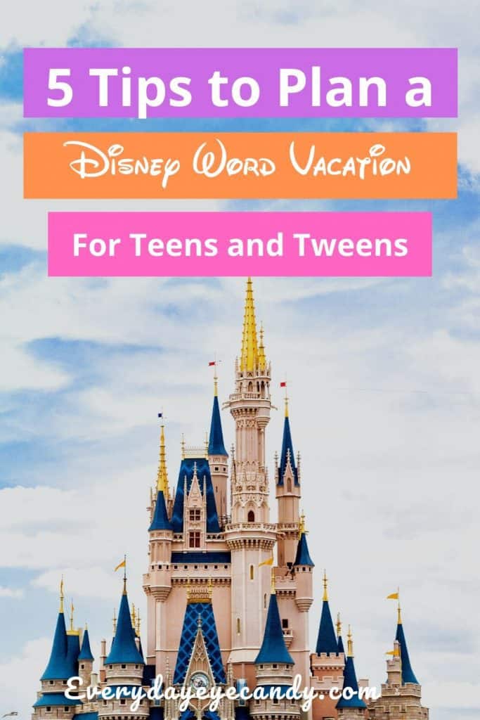  visit Disney World with teens and tweens.