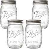 Ball Regular Mouth Mason Jars  16-Ounces (4-Pack)