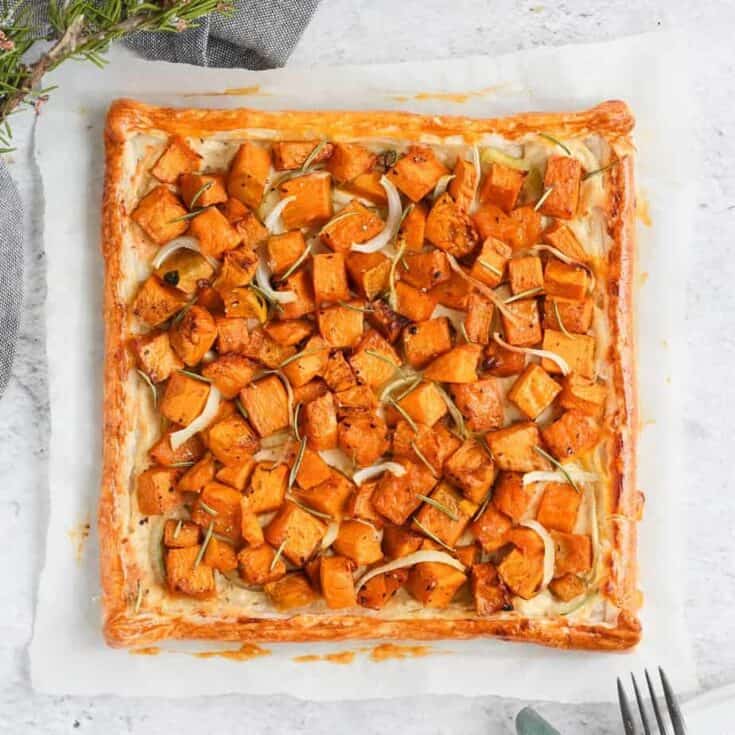 Image for Pumpkin Tart with Ricotta and Onion