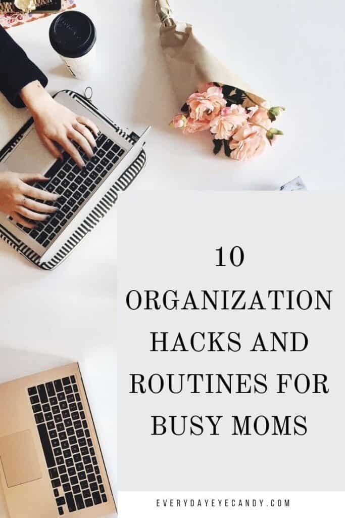 organization hacks graphic