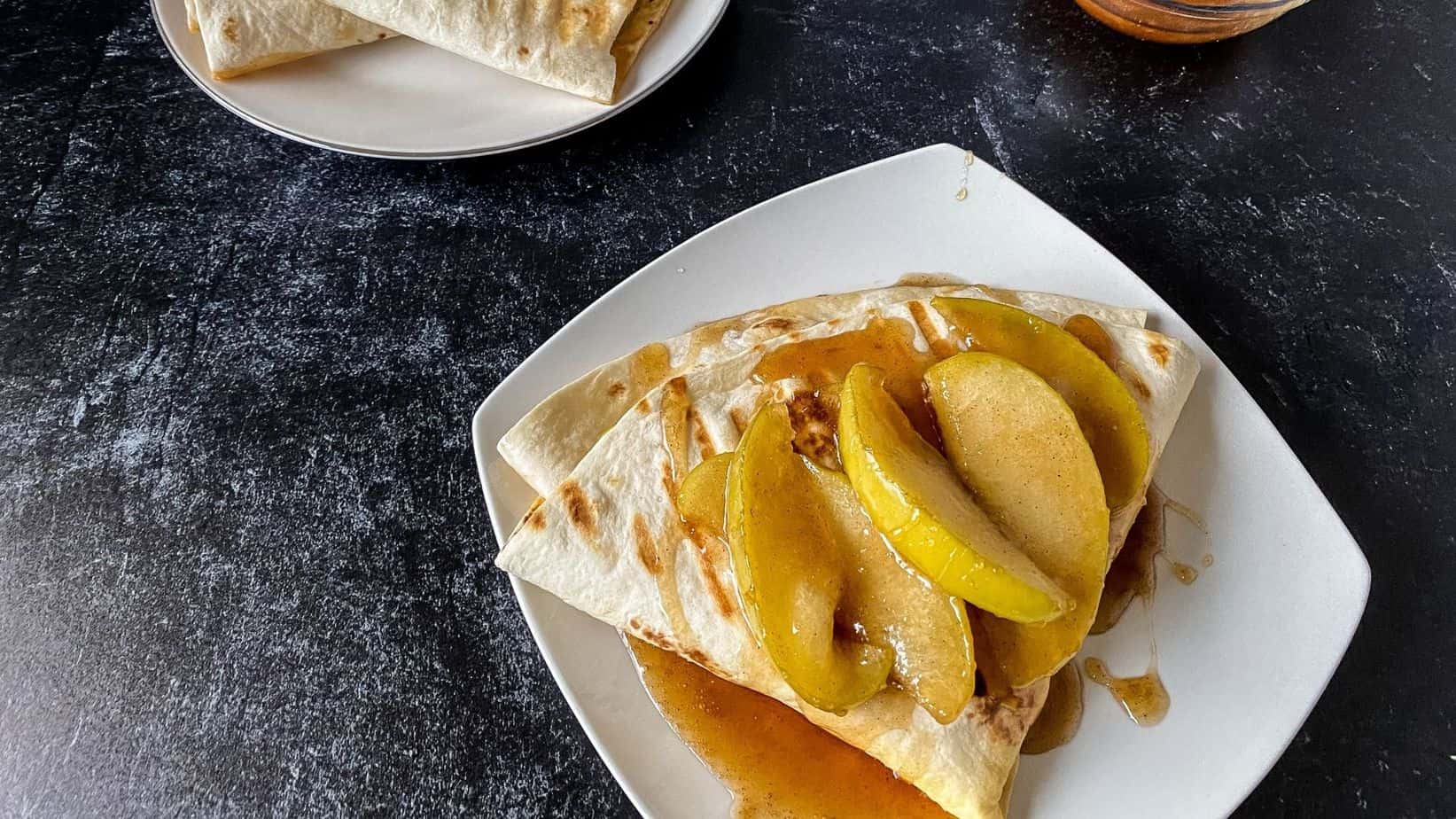 TikTok Tortilla Wrap Hack: A Caramel Apple Wrap