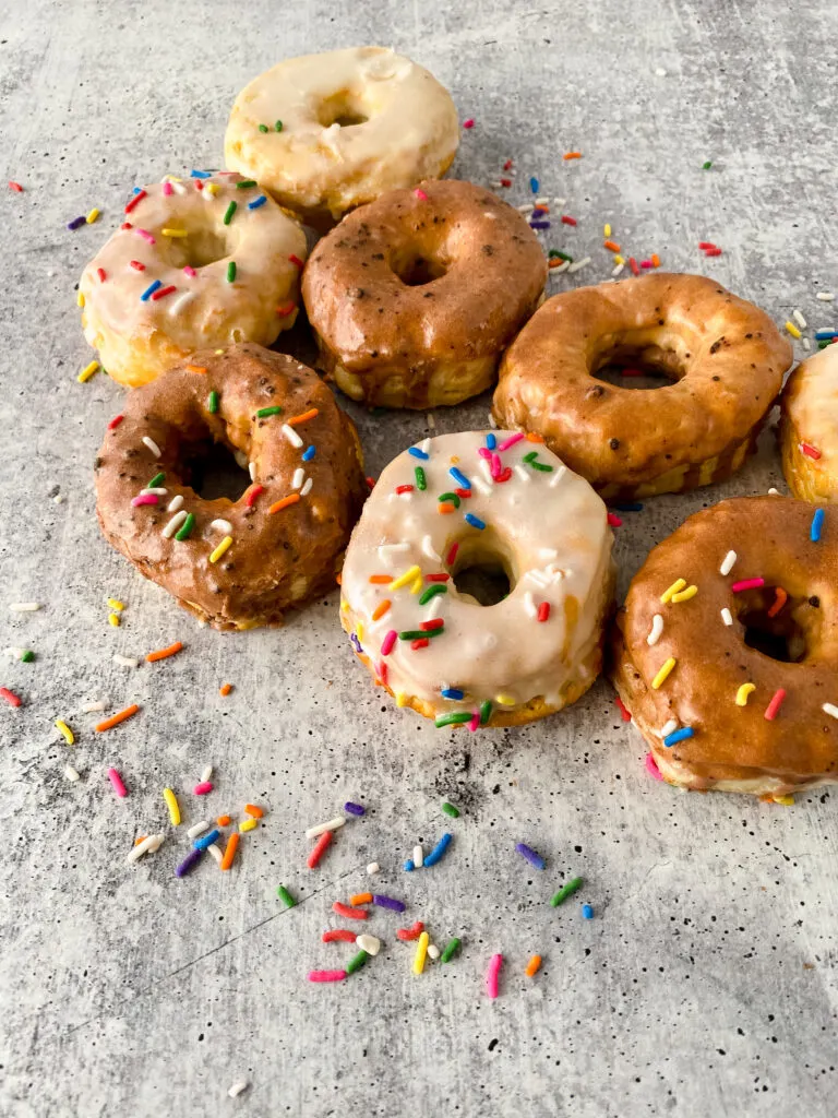 Easy Caramelized Puff Pastry Donut Dippers - Fresh Flavorful