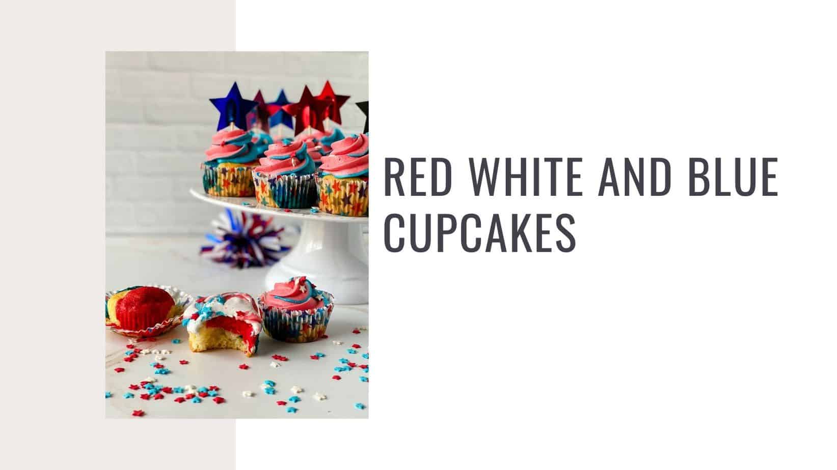 Red White And Blue Cupcakes