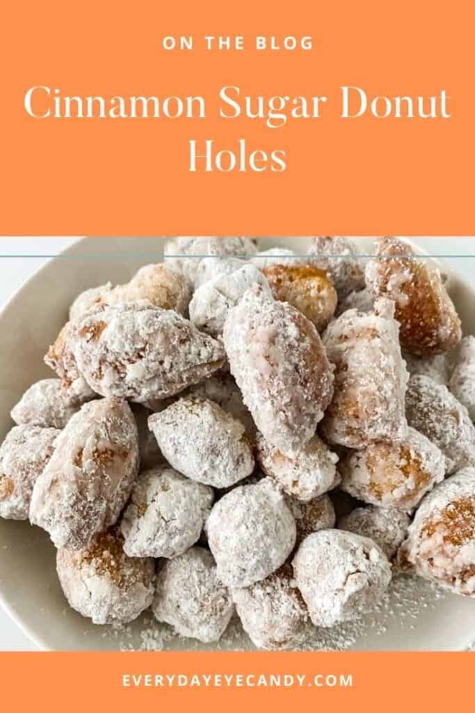 cinnamon sugar donut holes