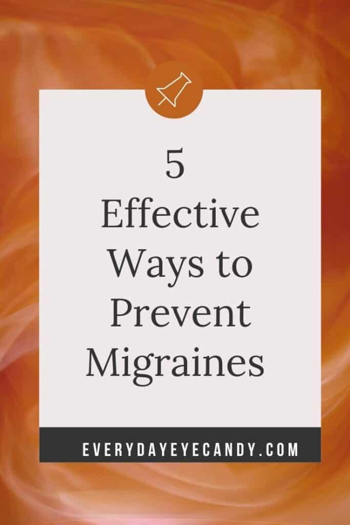 Looking for an effective ways to help prevent migraines that does not involve meds? Try SEEDS, 5 lifestyle changes to prevent migraines.