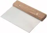 Dough Scraper with Wood Handle