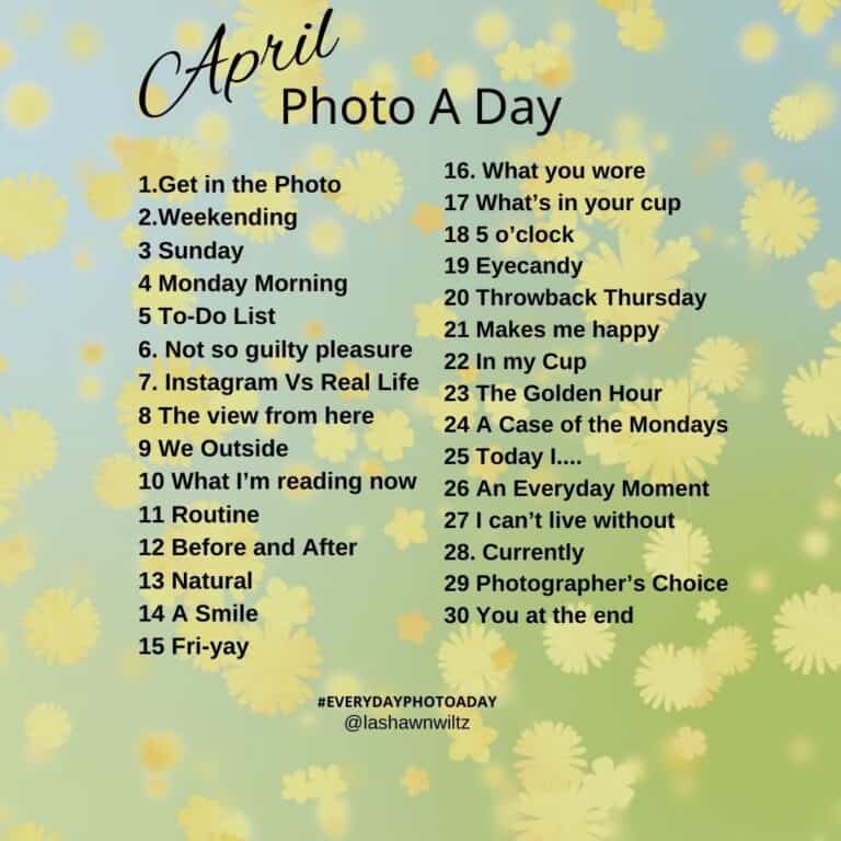 April Photo a Day 2022