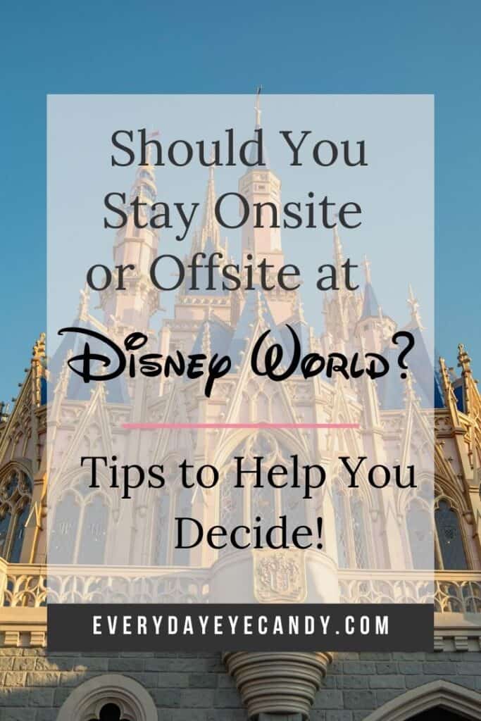 Should you stay at an off site or on site property when you go to Disney World? Check out this complete guide to off site vs on site at Disney World. 