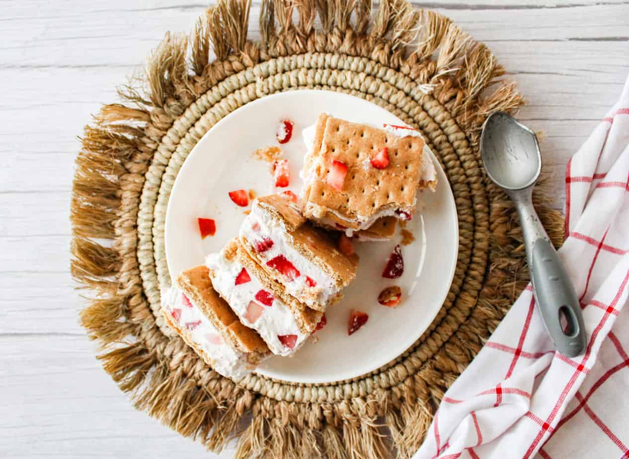 Gluten Free Ice Cream Sandwich on a plate