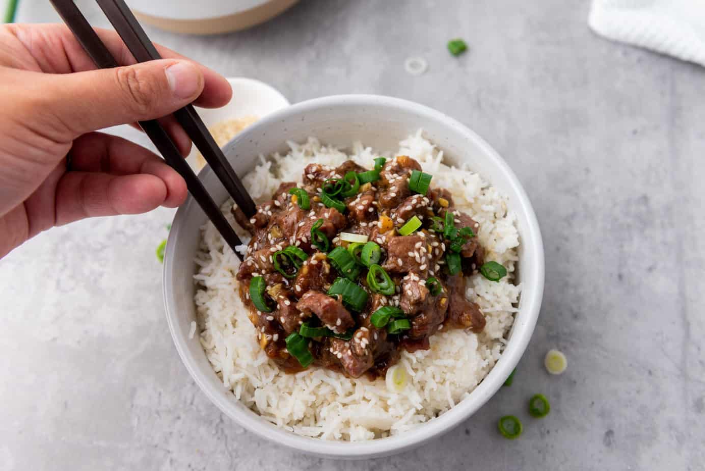 gluten free Mongolian beef