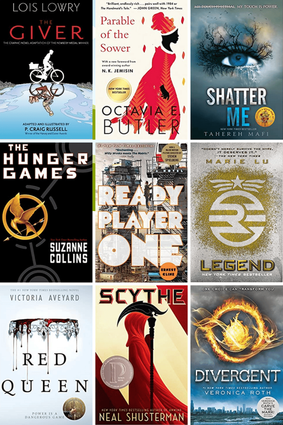 15 Popular YA Dystopian books for teens to read - Everyday Eyecandy