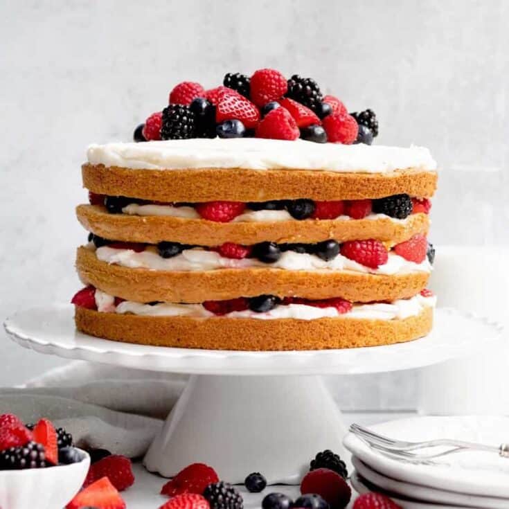 Image for Mixed Berry Cake - Gluten Free Desserts by Lane & Grey Fare