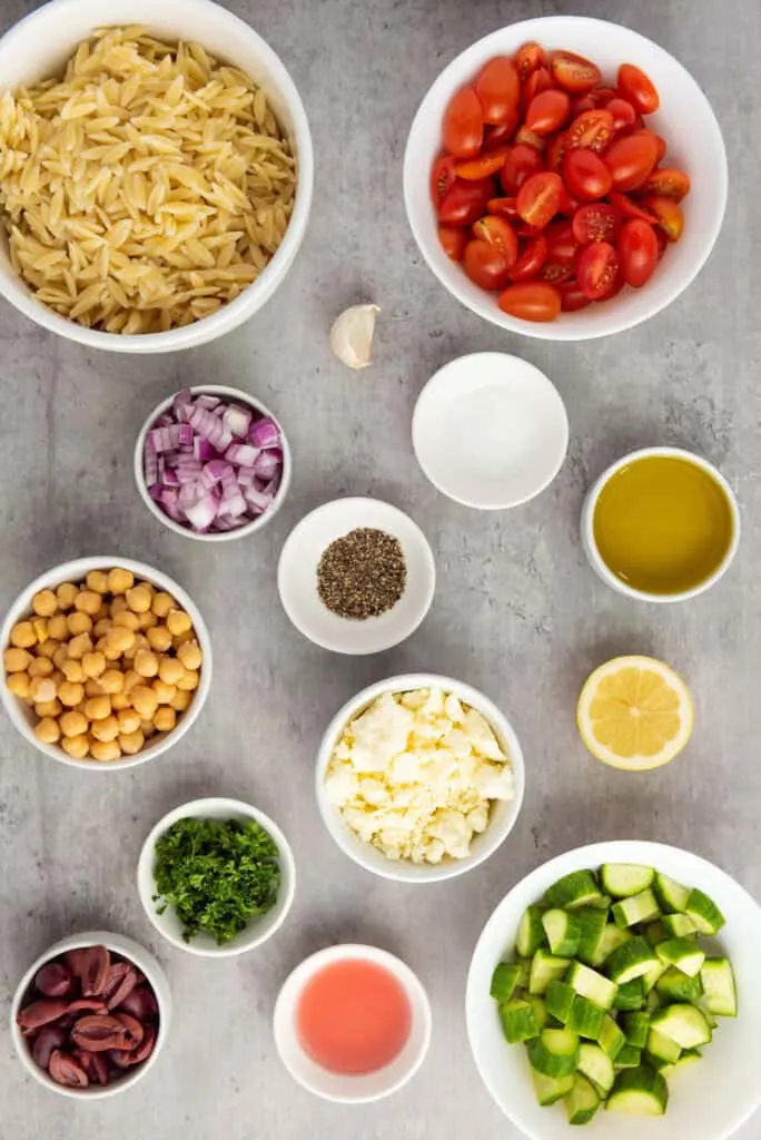 ingredients needed for gluten free pasta salad 