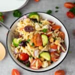 gluten free orzo salad