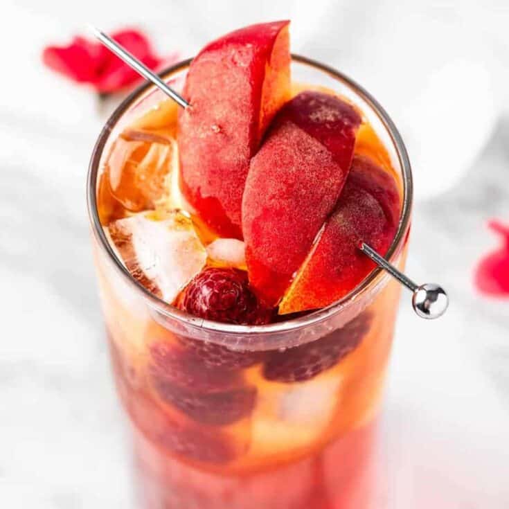 Image for Bellini Peach Raspberry Iced Tea