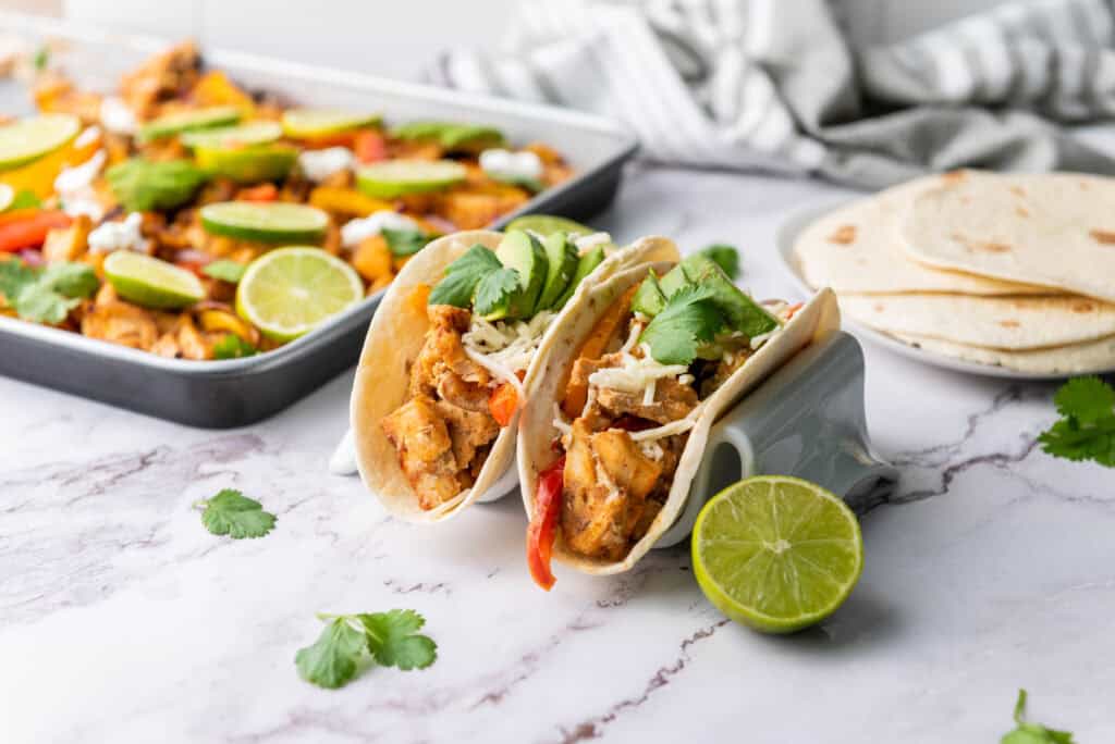 Sheet Pan Chicken Fajitas ( Gluten Free)