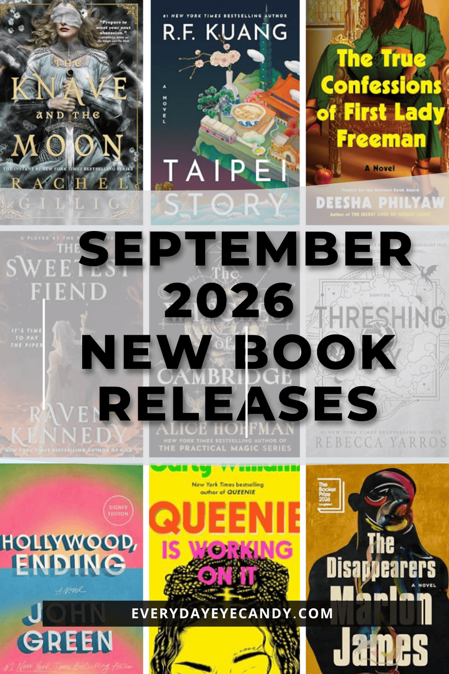 September 2026 New Book Releases On My Radar